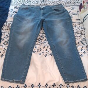 SHEIN Women's Blue Skinny Stretchy Jeans